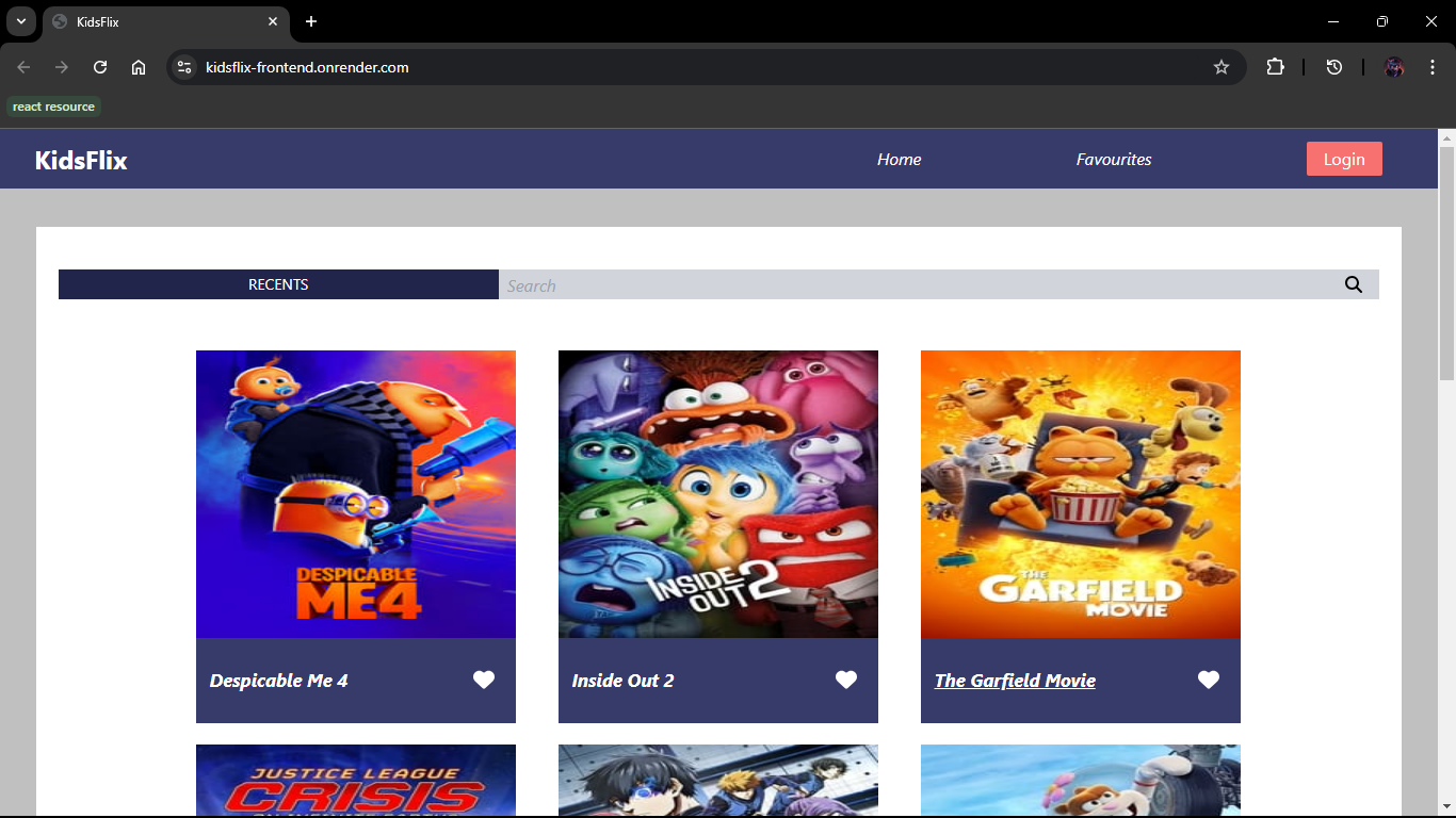 Kidsflix screenshot